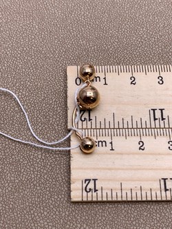 *Пирсинг Шары цв Красное арт. 06-3309-00-000-1110-01-010 вес 1,67 г - фото 274402 *Пирсинг Шары цв Красное арт. 06-3309-00-000-1110-01-010 вес 1,67 г - фото 274402