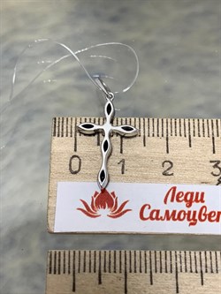 *Подвеска Черный Фианит арт. 03-2954/0КЦ1-00-00-036 вес 1,08 г - фото 274435 *Подвеска Черный Фианит арт. 03-2954/0КЦ1-00-00-036 вес 1,08 г - фото 274435