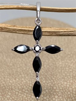 *Подвеска Черный Фианит арт. 03-2954/0КЦ1-00-00-036 вес 1,08 г - фото 274439 *Подвеска Черный Фианит арт. 03-2954/0КЦ1-00-00-036 вес 1,08 г - фото 274439