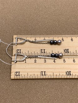 *Серьги Жемчуг Микс арт. 02-4434-00-301-0200-69-675 вес 3,53 г - фото 274573 *Серьги Жемчуг Микс арт. 02-4434-00-301-0200-69-675 вес 3,53 г - фото 274573