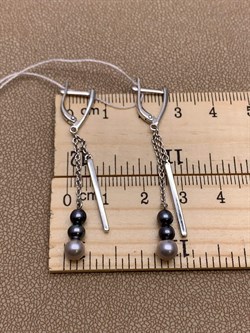 *Серьги Жемчуг Микс арт. 02-4434-00-301-0200-69-675 вес 3,53 г - фото 274576 *Серьги Жемчуг Микс арт. 02-4434-00-301-0200-69-675 вес 3,53 г - фото 274576