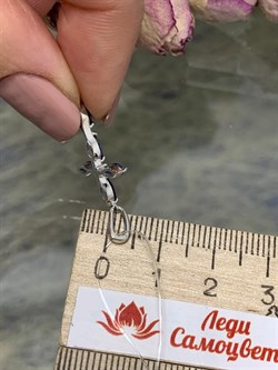 *Подвеска Сапфир иск арт. 03-2954/0ТЗК-00-577 вес 1,08 г - фото 274610