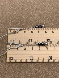 *Серьги Жемчуг Микс арт. 02-4433-00-301-0200-69-110 вес 2,81 г - фото 274775 *Серьги Жемчуг Микс арт. 02-4433-00-301-0200-69-110 вес 2,81 г - фото 274775