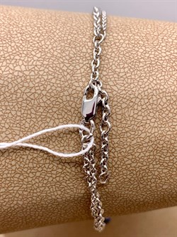 *Браслет р.17-21 Жемчуг Фианит арт. 05-0593-00-302-0200-69-944 вес 4,16 г - фото 274837 *Браслет р.17-21 Жемчуг Фианит арт. 05-0593-00-302-0200-69-944 вес 4,16 г - фото 274837