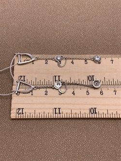 *Серьги Сердца Белый Фианит арт. 02-4437-00-401-0200-69-320 вес 3,1 г - фото 274857 *Серьги Сердца Белый Фианит арт. 02-4437-00-401-0200-69-320 вес 3,1 г - фото 274857