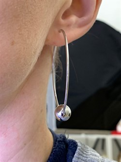 *Серьги Конго Шары арт. 02-4806-00-000-0200-68-845 вес 4,35 г - фото 274874