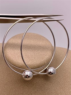 *Серьги Конго Шары арт. 02-4806-00-000-0200-68-845 вес 4,35 г - фото 274875