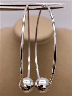 *Серьги Конго Шары арт. 02-4806-00-000-0200-68-845 вес 4,35 г - фото 274876