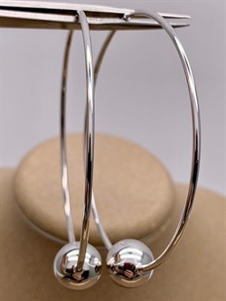 *Серьги Конго Шары арт. 02-4806-00-000-0200-68-845 вес 4,35 г - фото 274878