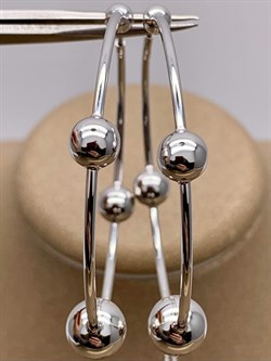 *Серьги Конго Шары арт. 02-4807-00-000-0200-68-371 вес 4,28 г - фото 274904 *Серьги Конго Шары арт. 02-4807-00-000-0200-68-371 вес 4,28 г - фото 274904