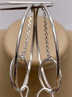 *Серьги Конго арт. 02-4805-00-000-0200-68-043 вес 3,14 г - фото 274912 *Серьги Конго арт. 02-4805-00-000-0200-68-043 вес 3,14 г - фото 274912