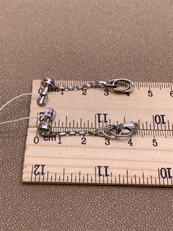 *Серьги Пусеты Белый Фианит арт. 02-4524-00-401-0200-69-385 вес 3,43 г - фото 274944 *Серьги Пусеты Белый Фианит арт. 02-4524-00-401-0200-69-385 вес 3,43 г - фото 274944