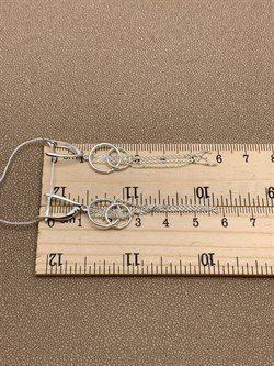 *Серьги Короны Белый Фианит арт. 02-4522-00-401-0200-69-815 Вес 3,62 г - фото 274990 *Серьги Короны Белый Фианит арт. 02-4522-00-401-0200-69-815 Вес 3,62 г - фото 274990