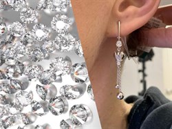 *Серьги Короны Белый Фианит арт. 02-4522-00-401-0200-69-815 Вес 3,62 г - фото 274997 *Серьги Короны Белый Фианит арт. 02-4522-00-401-0200-69-815 Вес 3,62 г - фото 274997