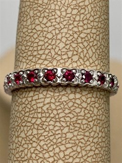 *Кольцо р.16,5 Рубин иск арт. 01-1839/0КДР-00-356 вес 2,15 г - фото 275028