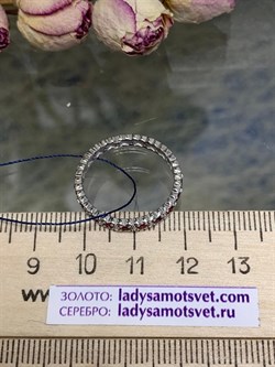 *Кольцо р.18,5 Рубин иск арт. 01-1839/0КДР-00-429 вес 2,43 г - фото 275032