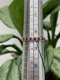 *Кольцо р.18,5 Рубин иск арт. 01-1839/0КДР-00-429 вес 2,43 г - фото 275036