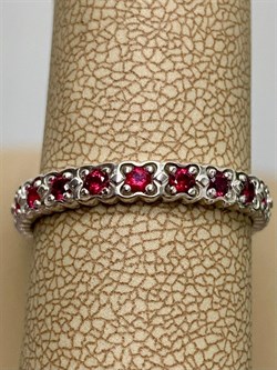 *Кольцо р.17 Рубин иск арт. 01-1839/0КДР-00-711 вес 2,23 г - фото 275042