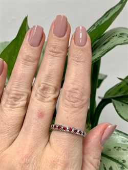 *Кольцо р.17 Рубин иск арт. 01-1839/0КДР-00-711 вес 2,23 г - фото 275044