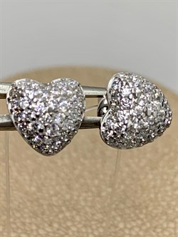 *Пусеты Белый Фианит арт. 02-1367/00КЦ-00-261 вес 2,15 г - фото 275071 *Пусеты Белый Фианит арт. 02-1367/00КЦ-00-261 вес 2,15 г - фото 275071