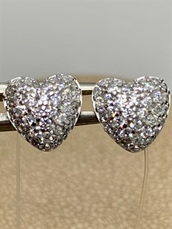 *Пусеты Белый Фианит арт. 02-1367/00КЦ-00-261 вес 2,15 г - фото 275073 *Пусеты Белый Фианит арт. 02-1367/00КЦ-00-261 вес 2,15 г - фото 275073