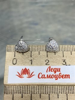 *Пусеты Белый Фианит арт. 02-1367/00КЦ-00-261 вес 2,15 г - фото 275078 *Пусеты Белый Фианит арт. 02-1367/00КЦ-00-261 вес 2,15 г - фото 275078