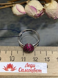 *Кольцо р.18 Сердце Розовый Фианит арт. 01-1367/0КЦ2-00-505 вес 2,74 г - фото 275093 *Кольцо р.18 Сердце Розовый Фианит арт. 01-1367/0КЦ2-00-505 вес 2,74 г - фото 275093