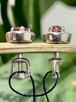 *Пусеты иск Родолит арт. 02-0293/0РДК-00-495 вес 1,73 г - фото 275116 *Пусеты иск Родолит арт. 02-0293/0РДК-00-495 вес 1,73 г - фото 275116