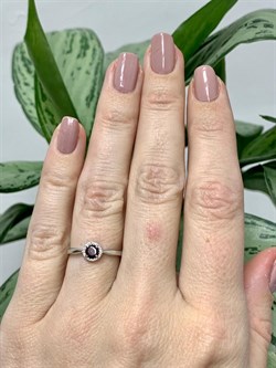 *Кольцо р.16 Гранат Пироп арт. 01-0293/00ГР-00-484 Вес 1,27 г - фото 275141