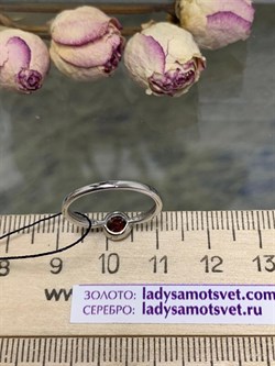 *Кольцо р.16 Гранат Пироп арт. 01-0293/00ГР-00-484 Вес 1,27 г - фото 275146