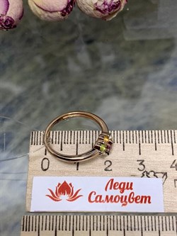 *Кольцо р.19,5 Микс Аметист Родолит Топаз Хризолит Цитрин арт. 01-2720/0М88-06-822 вес 1,92 г - фото 275162 *Кольцо р.19,5 Микс Аметист Родолит Топаз Хризолит Цитрин арт. 01-2720/0М88-06-822 вес 1,92 г - фото 275162