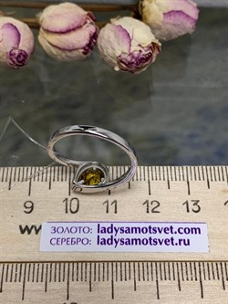 *Кольцо р.17,5 Султанит иск арт. 01-2228/00СТ-00-255 вес 2,3 г - фото 275448