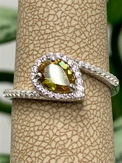 *Кольцо р.17,5 Султанит иск арт. 01-2228/00СТ-00-255 вес 2,3 г - фото 275452