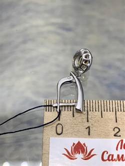 *Серьги иск Султанит арт. 02-1931/00СТ-00-367 вес 4,84 г - фото 275455