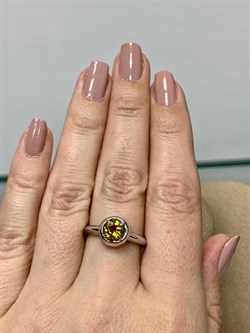 *Кольцо р.18 иск Султанит арт. 01-1931/00СТ-00-305 вес 3,31 г - фото 275462