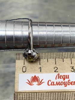 *Кольцо р.18 иск Султанит арт. 01-1931/00СТ-00-305 вес 3,31 г - фото 275464