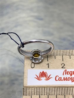 *Кольцо р.18 иск Султанит арт. 01-1931/00СТ-00-305 вес 3,31 г - фото 275465