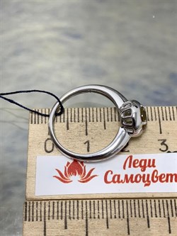 *Кольцо р.18 иск Султанит арт. 01-1931/00СТ-00-305 вес 3,31 г - фото 275467