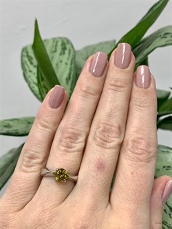 *Кольцо р.16,5 Султанит иск арт. 01-1702/00СТ-00-721 вес 2,87 г - фото 275472