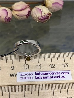 *Кольцо р.16,5 Султанит иск арт. 01-1702/00СТ-00-721 вес 2,87 г - фото 275477