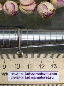*Кольцо р.16,5 Султанит иск. арт. 01-1539/00СТ-00-038 вес 2,36 г - фото 275505