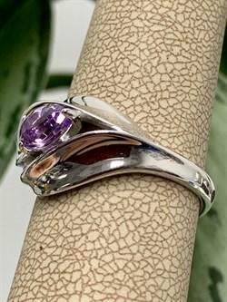 *Кольцо р.18,5 Аметист арт. 01-2039/00АМ-00-439 Вес 4,06 г - фото 275528