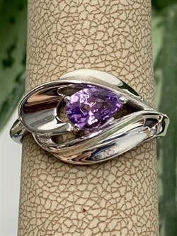 *Кольцо р.18,5 Аметист арт. 01-2039/00АМ-00-439 Вес 4,06 г - фото 275529