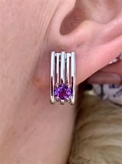 *Серьги Аметист арт. 02-1951/00АМ-00-383 Вес 5,18 г - фото 275533 *Серьги Аметист арт. 02-1951/00АМ-00-383 Вес 5,18 г - фото 275533