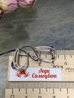 *Серьги Аметист арт. 02-1951/00АМ-00-383 Вес 5,18 г - фото 275536 *Серьги Аметист арт. 02-1951/00АМ-00-383 Вес 5,18 г - фото 275536