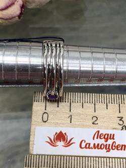 *Кольцо р.17,5 Аметист арт. 01-1951/00АМ-00-631 Вес 4,62 г - фото 275543 *Кольцо р.17,5 Аметист арт. 01-1951/00АМ-00-631 Вес 4,62 г - фото 275543