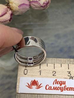 *Кольцо р.17,5 Аметист арт. 01-1951/00АМ-00-631 Вес 4,62 г - фото 275544 *Кольцо р.17,5 Аметист арт. 01-1951/00АМ-00-631 Вес 4,62 г - фото 275544