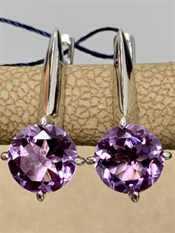 *Серьги Аметист арт. 02-1862/00АМ-00-522 вес 2,87 г - фото 275575 *Серьги Аметист арт. 02-1862/00АМ-00-522 вес 2,87 г - фото 275575