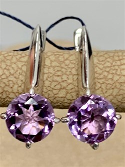 *Серьги Аметист арт. 02-1862/00АМ-00-522 вес 2,87 г - фото 275576 *Серьги Аметист арт. 02-1862/00АМ-00-522 вес 2,87 г - фото 275576