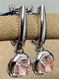 *Серьги иск Морганит арт. 02-1931/0НСМ-00-161 вес 4,91 г - фото 275607 *Серьги иск Морганит арт. 02-1931/0НСМ-00-161 вес 4,91 г - фото 275607